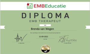 Brenda van Wegen EMB test Den Haag